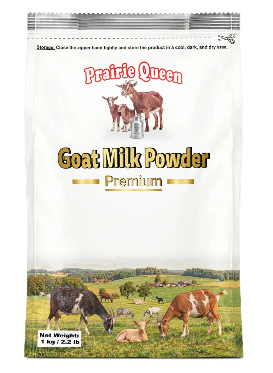 Prairie Queen goat milk powder English bag